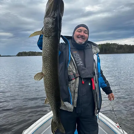 Fishing Red House Simpele Villa *