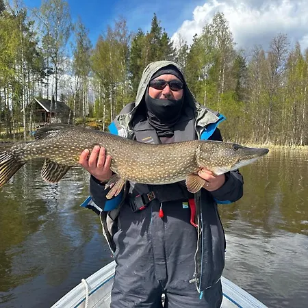 Villa Fishing Red House Simpele *