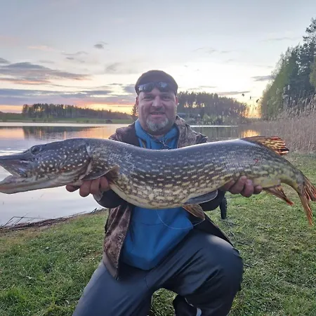 Fishing Red House Simpele Villa Parikkala
