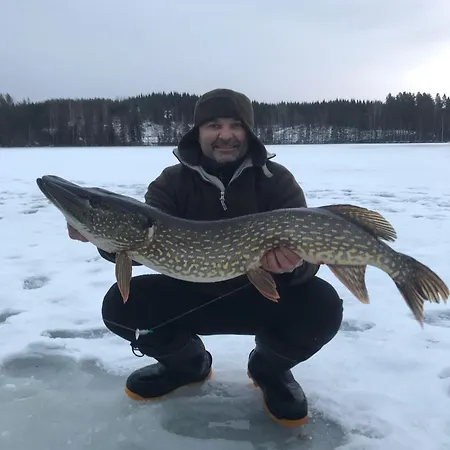 Fishing Red House Simpele Villa Parikkala